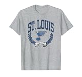 St. Louis Blues Vintage Victory Gray Officially Licensed T-Shirt