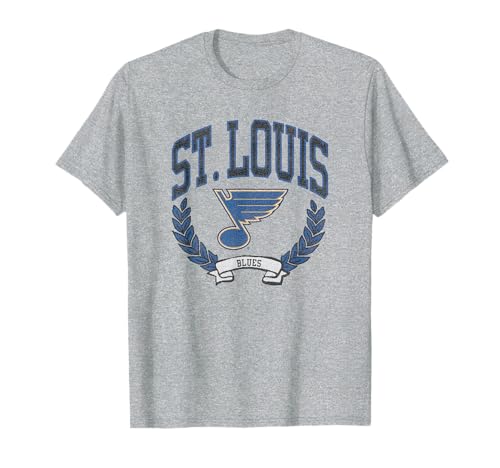 St. Louis Blues Vintage Victory Gray Officially Licensed T-Shirt