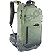 EVOC sac Trail PRO 10 Vert Olive/Gris S/M, Zaino da MTB con Protezione. Unisex-Adulto