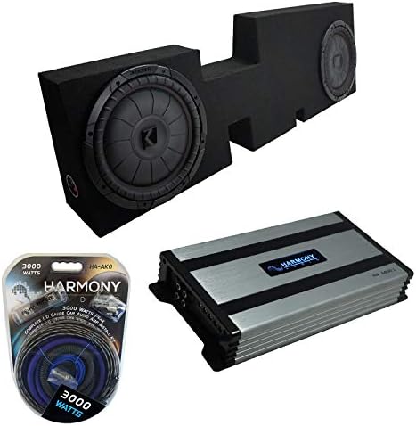 Harmony Audio Ford F150 Super Cab Sound System - Dual 10" Sub Box, Subs & 800W Amp Kit