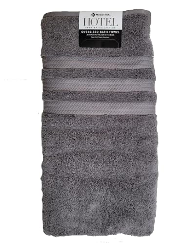 Member's Mark Hotel Premier Collection Oversized Bath Towel in Zinc, 30x58