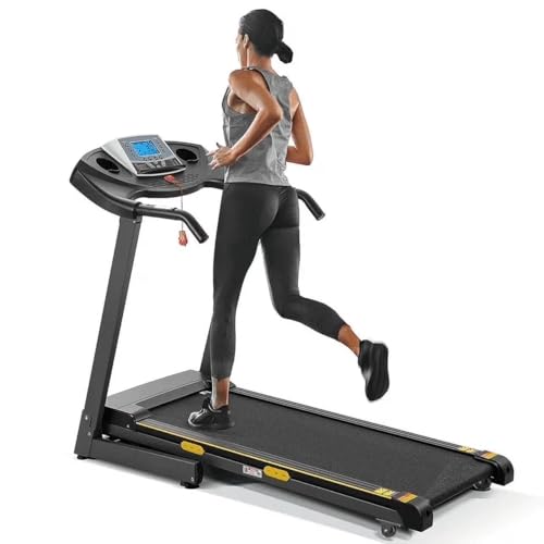 Image of Folding Treadmill with 12% Incline, Home Gym Equipment