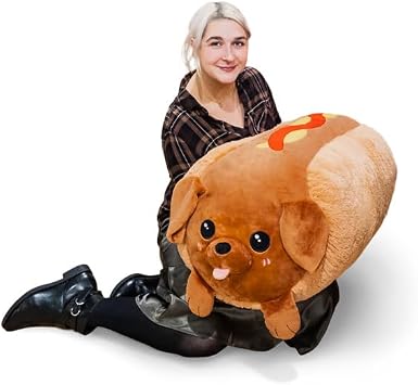 Squishable / Massive Hot Dog Dachshund Plush