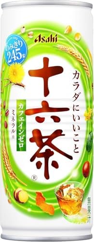 Amazon | アサヒ 十六茶 (245g缶×30本)×3ケース | 十六茶 | お茶