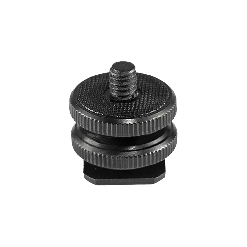 BGNing 1/4 Inch Hot Shoe Mount AdapterTripod Screw,Flash Hot Shoe Mount Adapter for DSLR Camera Units (1 pcs)