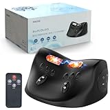 iNNZEE ネックケア 【温熱・振動・EMS】3大機能 ✕3段階調整 ✕2角度切替 首・肩 リラックス USB充電式 多機能ピロー 首枕 ストレッチ 1日15分 リラクゼーション リモコン付 PC作業・デスクワーク・スマホ対応 母の日/父の日/敬老の日/誕生日/新年 プレゼント ギフト 男女兼用