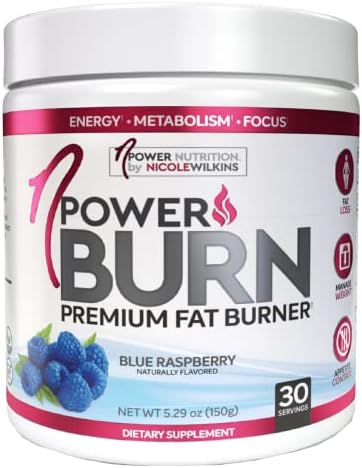 nPower Nutrition-Burn Premium Fat Burner for Women, Blue Raspberry, 30 Servings, Helps Curb Appetite, Boost Metabolism, 5.3 Ounce nPower Nutrition-Burn Premium Fat Burner for Women, Blue Raspberry, 30 Servings, Helps Curb Appetite, Boost Metabolism, 5.3 Ounce