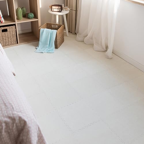 Alfombrilla de espuma entrelazada, antideslizante para ejercicio y suelo protector para gimnasio en casa y zona de juego