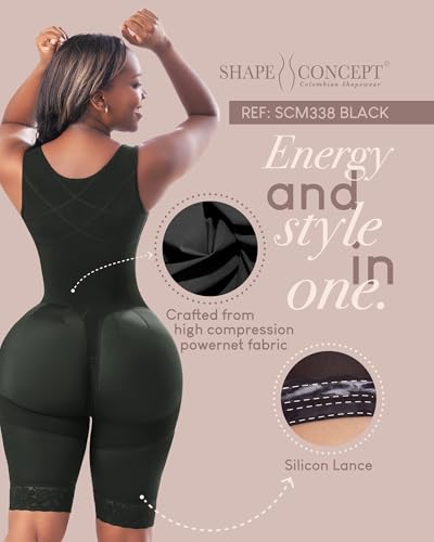 SHAPE CONCEPT Ultra Reloj de Arena Faja Colombiana 338 Girdle for Women Tummy Control, Stomach Shapewear4