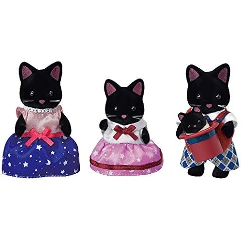 Sylvanian Families Midnight Cat Family Playset Cover