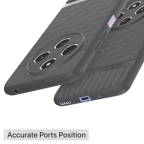 Image of Knotyy Soft Back Cover for Vivo Y400 Pro 5G | Full Camera Protection | Flexible Shockproof Back Case for Vivo Y400 Pro 5G (Grey)