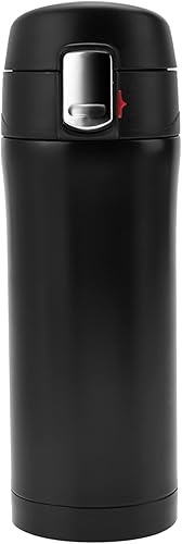 Termos al vacío botella de agua aislada de acero inoxidable de doble pared de 118fl oz 12 onzas reutilizable a prueba de fugas taza de café y té con