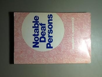 Paperback Notable deaf persons Book