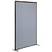 Global Industrial 48-1/4"W x 61-1/2"H Deluxe Freestanding Office Partition Panel, Blue