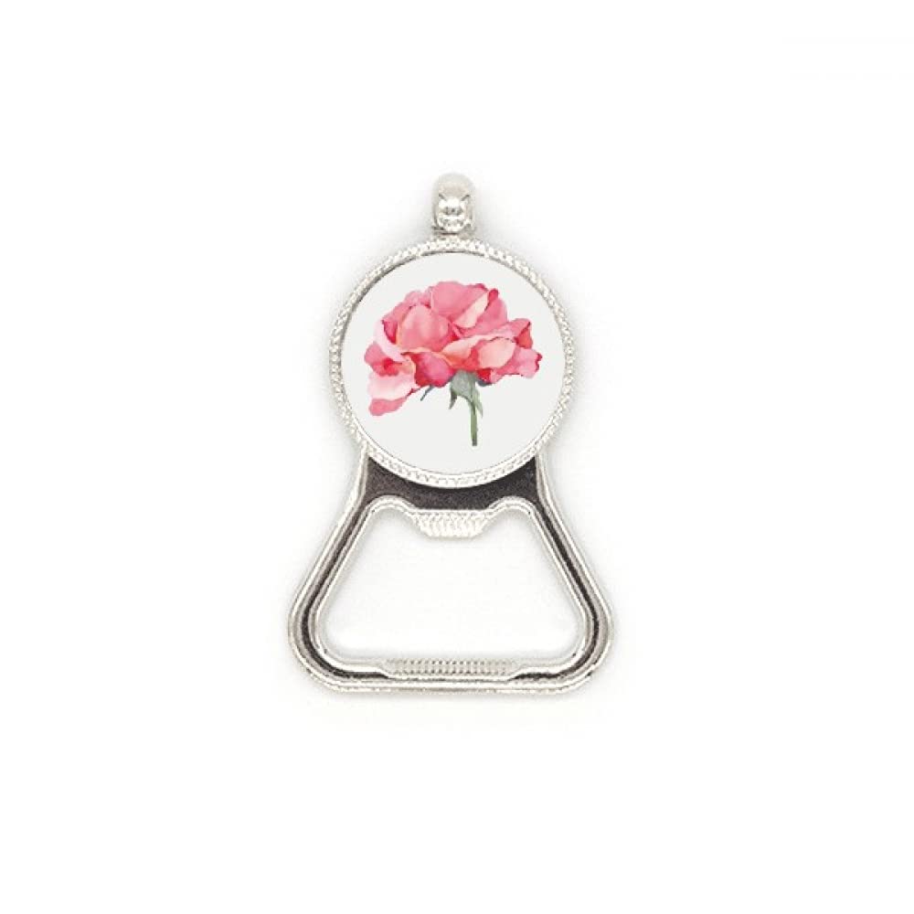 Ouvre-bouteille en acier inoxydable à fleurs aquarelle ergonomique et beau