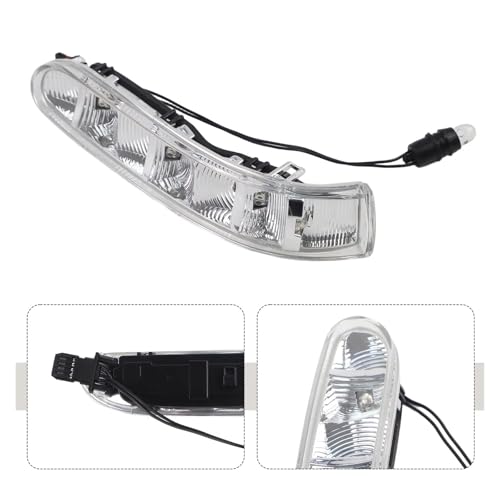 Luz intermitente Benz W220 W215 con acabado premium transparente 2