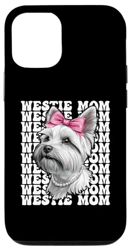Westie Mom �E�G�X�g�n�C�����h�e���A �� ��̓� �R�P�b�g �X�}�z�P�[�X iPhone 12/12 Pro �p