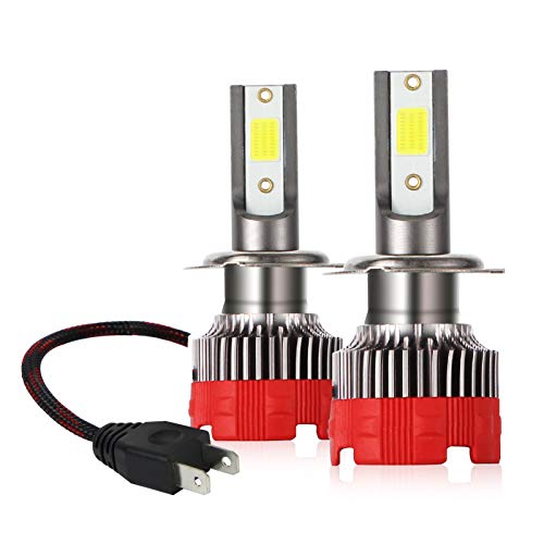 2 PCS StarightH7 LED 6000K para motocicleta farol 6000LM Super Bright impermeável LED luz de nevoeir