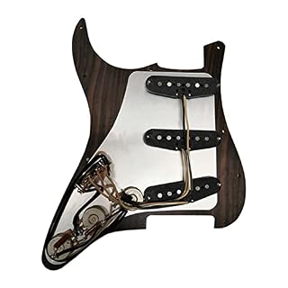 YGYGYG Assemblée De Guitare Électrique De Ramassage En Palissandre SSS Circuit De Ramassage Pickguard guitare chargé - Les Beatles, Paul McCartney, John Lennon, RIngo Starr, George Harrison YGYGYG Assemblée De Guitare Électrique De Ramassage En Palissandre SSS Circuit De Ramassage Pickguard guitare chargé – Image 2