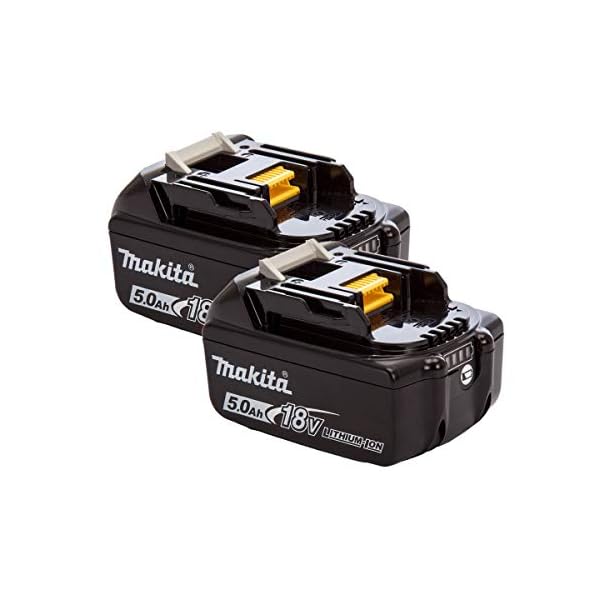 Mak BL1850 BL1850B 18V 5.0Ah Akku Doppelpack für Makita DHP481Z, 18V