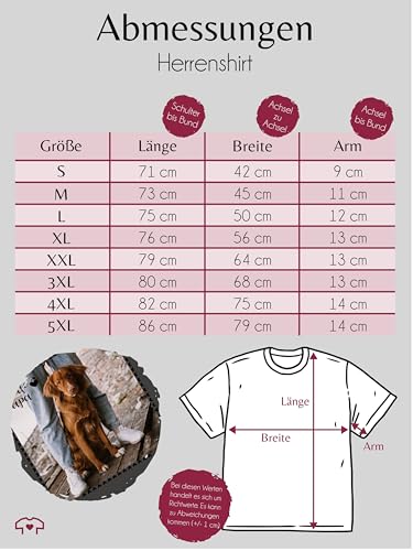 T-Shirt Herren - eigenem Bild - Hunde Papa Geschenk mit Foto personalisiert I Hunde Liebhaber Geschenk Hundebesitzer I Hundehalter Geschenke Hundepapa Geschenke für Hundefreunde - XL - Dunkelgrau