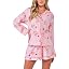 Pink Love Heart Pj
