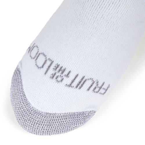 Image of Fruit of the Loom Men's Dual Defense Socks, Odor Protection with Half Cushion, Multi-Packs