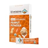 Lil Mixins Early Allergen Introduction Powder, Peanut | For Infants & Babies 4-12 Months Old, Support Healthy Food Tolerance | Individual Packets, 2 Month Supply