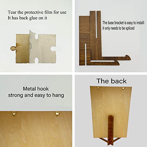 Diyoohomy Mom Puzzle Piece Sign You Are The Piece That Holds Us Together 3D Wood Plaque With Kids Names Best Mothers Day Gifts Son Daughter Home Tables Centerpieces Decorations Family Wall Decor #TOP3