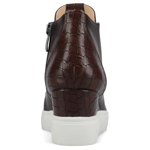 Journee Womens Laramie western cowgirl knee high boot stiletto heel stitching faux leather comfort system insole3