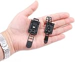 50Pcs 2 Sizes Adjustable Self-Adhesive Nylon Cable Straps Cable Ties Cord Clamp for Wire Management, Large and Small