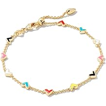 Haven Heart Gold Chain Bracelet in Multi Mix, Fashion Jewelry for Women