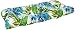 Pillow Perfect Outdoor/Indoor Soleil Wicker Loveseat Cushion, Blue/Green