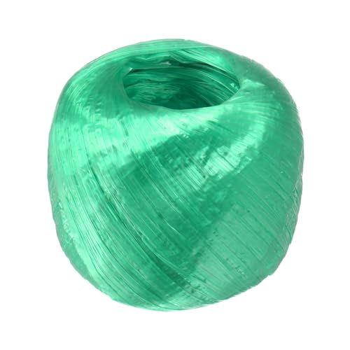 M METERXITY Corda Twine in Poliestere Nylon Plastica, Larghezza 4cm Lunghezza 110M Rotolo Corde Plastica Uso Domestico per Artigianato/Giardino/Imballaggio/Trasporto [360FT/4330IN, Verde]