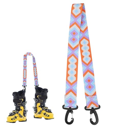 Portaesquís, transportador de correa para hombre, accesorios de equipo para bolsa, kit y paquete de equipos, accesorios de esquí para botas, patines de ruedas, B, Refer to description