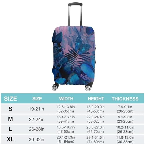Luggage Cover Elastic Suitcase Cover Anti-Scratch Suitcase Covers Travel Dark Blue Butterfly Luggage Covers Luggages Protector for Travel Adult Luggages Decorative 18-32 Inch2