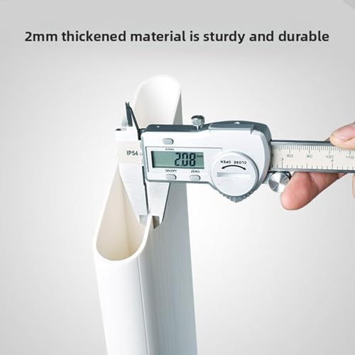 Conduit de ventilation plat 110mm en ABS haut de gamme résistant - 7