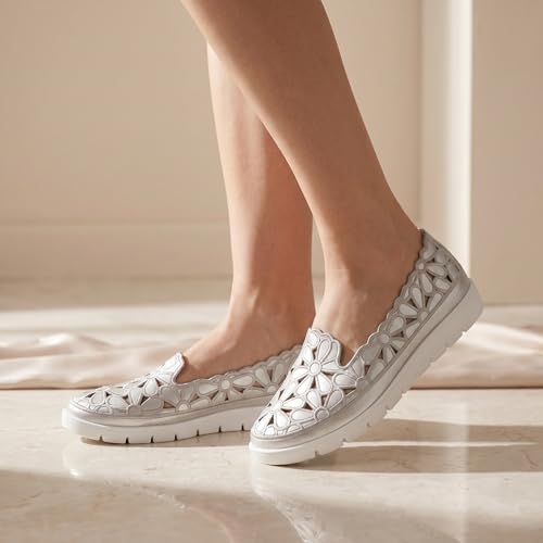 Chaussures plates souples anti-douleur semelle épaisse