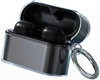 För premium silikonskydd för fodral för WF1000XM6 | Hudvänlig silikon, exakta utskärningar, rep- och droppskydd, lätt 7 x 5 x 2 cm, genomskinliga eller glitteralternativ
