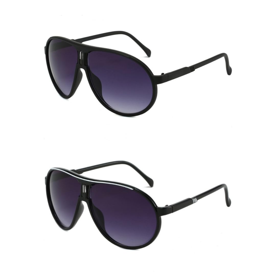 Occhiali da sole da uomo retrò alla moda, sportivi, all'aperto, ultraleggeri, UV400, di lusso, da donna