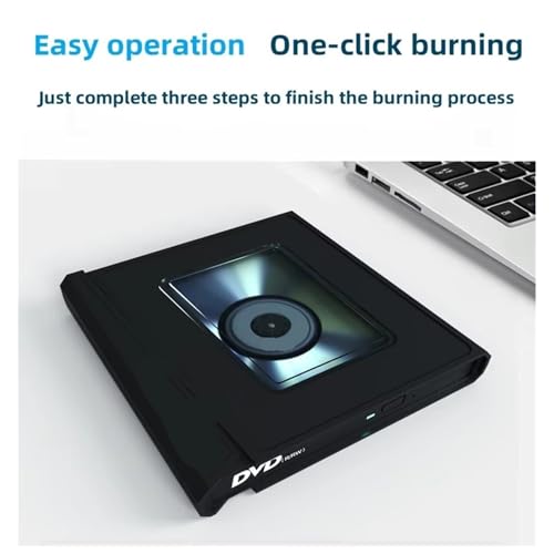 Lecteur DVD externe USB C et graveur CD pour ordinateur portable - 5