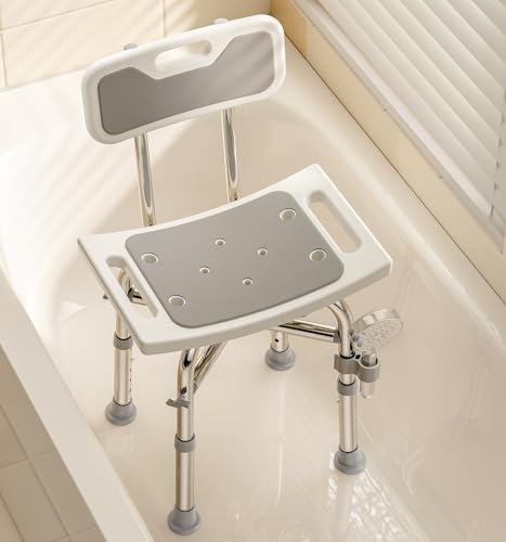 Bluelog Shower Chair with Back...