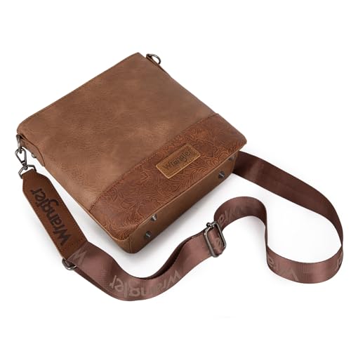Image of Wrangler Crossbody Purses for Women Two Tone Crossbody Bags Women Purses and Handbags