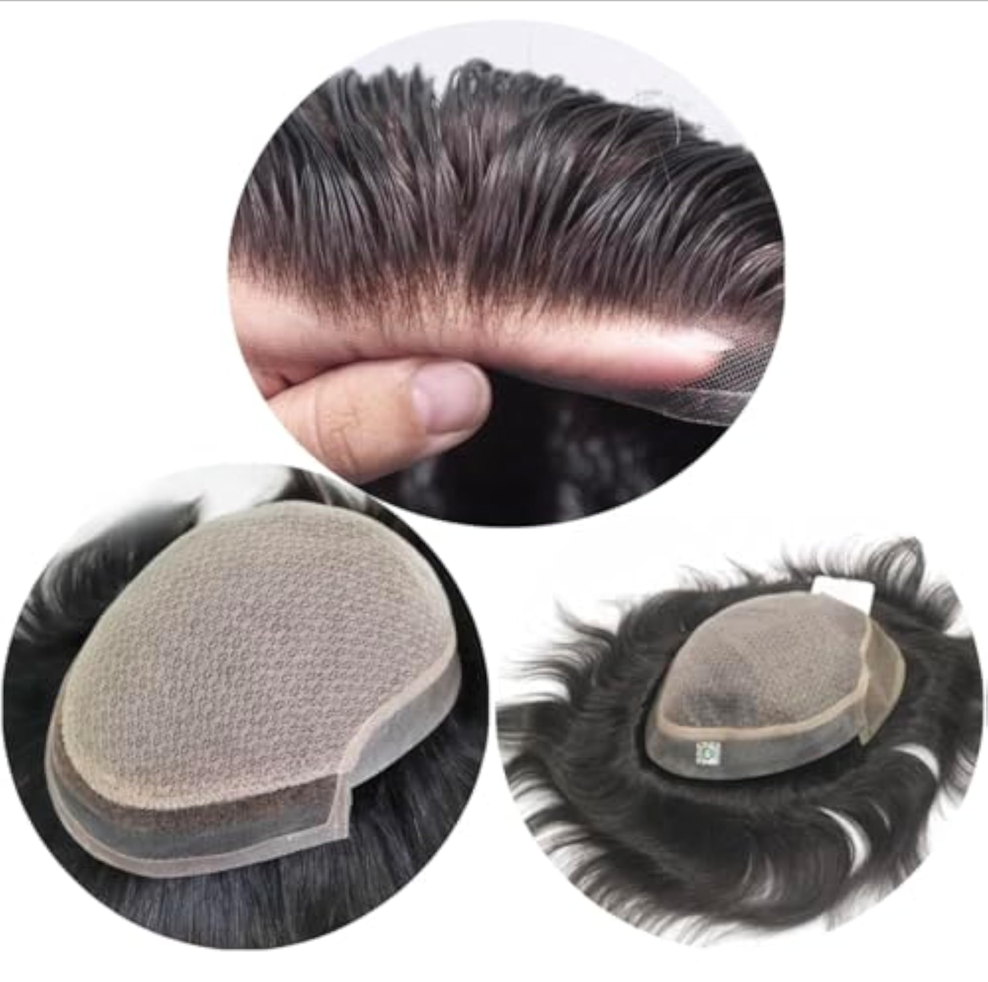 Men's Mirage Front Lace Hair Patch, Undetectable Look