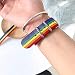 Imagen de Maxter Pulsera Tela LGBT Orgullo Gay Bandera Arcoiris