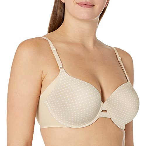 Warner's Women's Plus-Size Simply Perfect Underarm Smoothing Underwire Bra Bra, b Town dot Print, 36C