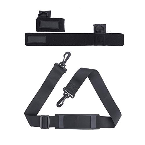 Panamami Caña de Pescar Bind Belt Fly Fishing Gear Correa Rod Bar Hombro Correa Caña-Correa Accesorios de Pesca Mar Agua Salada - Negro