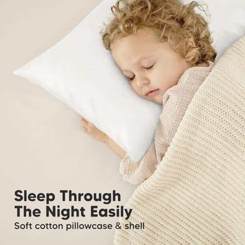 KeaBabies Organic Toddler Pillow with Pillowcase, Jumbo 14X20 (Flora Vale) by KeaBabies - Used condition - Image 7
