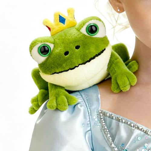 Mejglrc 3.93 Frog Magnetic Shoulder Accessory Cute Kawaii Plush Shoulder Buddy for Girls Fun Costume & Dress-Up Outfit Decoration