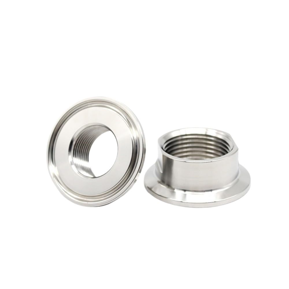 Accesorios de tubería de acero inoxidable rosca hembra 50,5 mm para triple abrazadera industrial